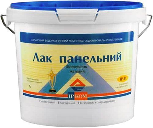 Лак панельный ІР-11 ІРКОМ мат 10 л прозрачный