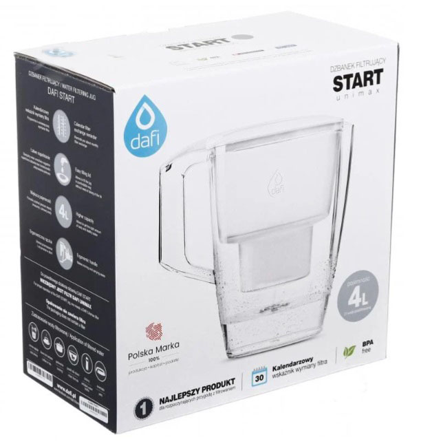 Фільтр-глечик DAFI Start Unimax сірий