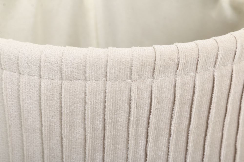 Корзина Velour круглый бежевый 22х16 см