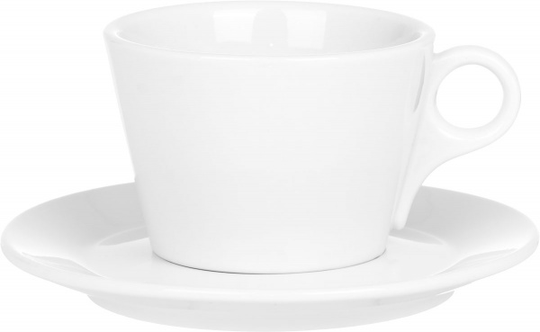 Чашка с блюдцем Horeca Lavazza 240 мл (F2435+F2436) Alt Porcelain