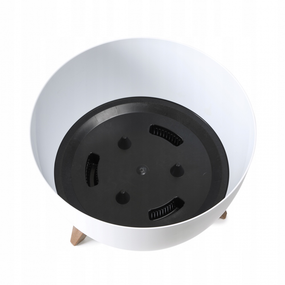 Вазон пластик ROMA круглый хлопок 9,3 л Ламела (9148806)