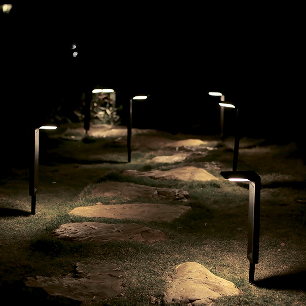 Світильник на сонячній батареї Eurolamp 2 Вт IP54 чорний LED-2W/6500K(S1)