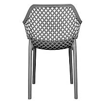 Стул пластиковый Bica Aria 82x60x58 см серо-бежевый