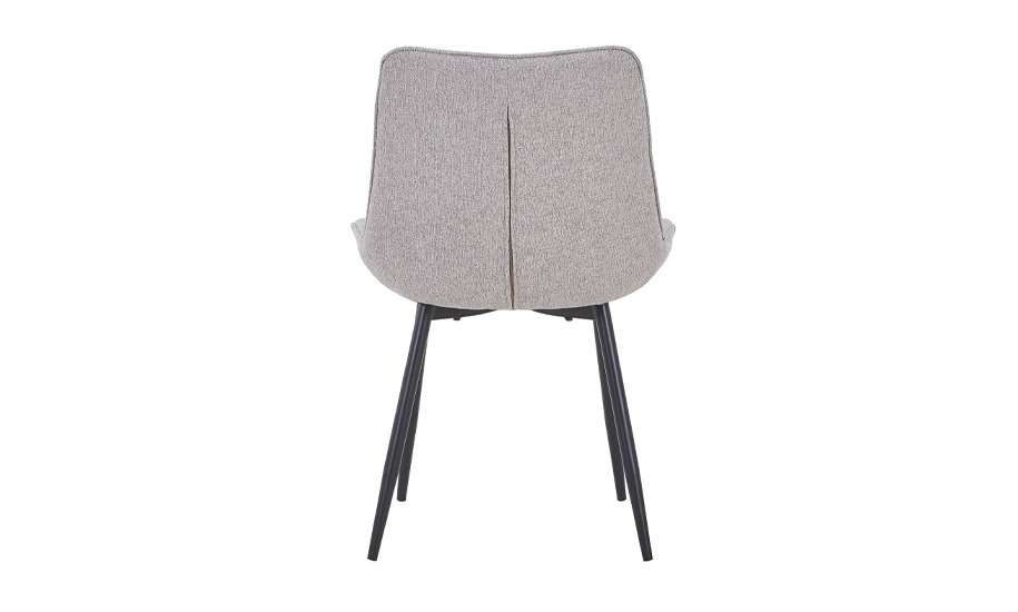 Стул обеденный Prestol Изи 540х610х830 мм бежевый / черный