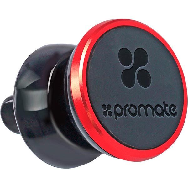 Тримач магнітний Promate VentGrip чорний із червоним
