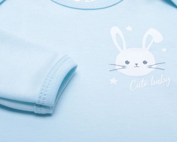 Боді дитяче унісекс Bambinelli Cute Baby р.86 блакитний 