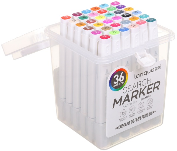 Набор маркеров Search markers 36 шт LG-M103 разноцветный 
