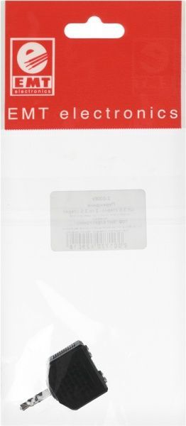 Перехідник EMT штекер 3,5 стерео – 2 гнізда 3,5 стерео (2-0006)