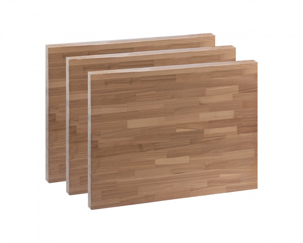 Щит меблевий 20х600х2000 мм дуб зрощений АВ