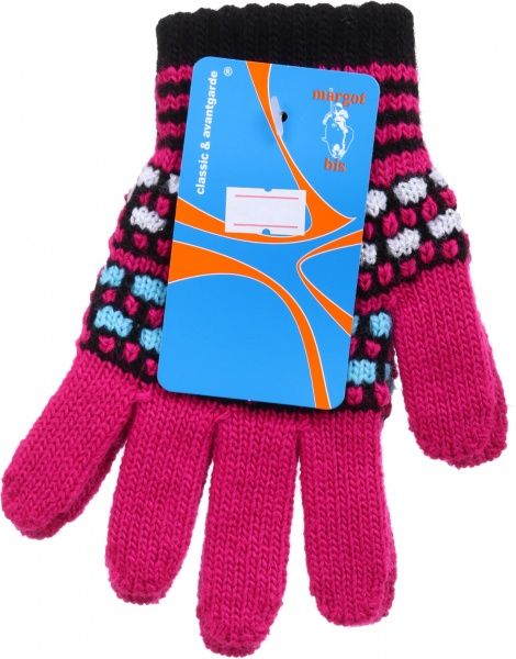 Варежки ДАЙС Dolly р.5 малиновый 13830200 