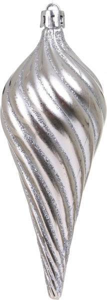 Набір ялинкових іграшок бурульки і кулі в асортименті 75 шт./уп.