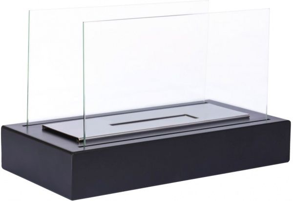 Біокамін FOCO FIRE 220х355х180 мм з склом чорний