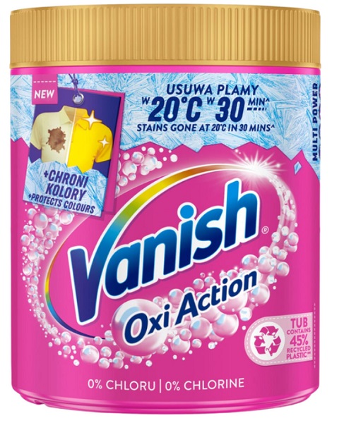Средство Vanish Oxi Action для удаления пятен для тканей 970 г