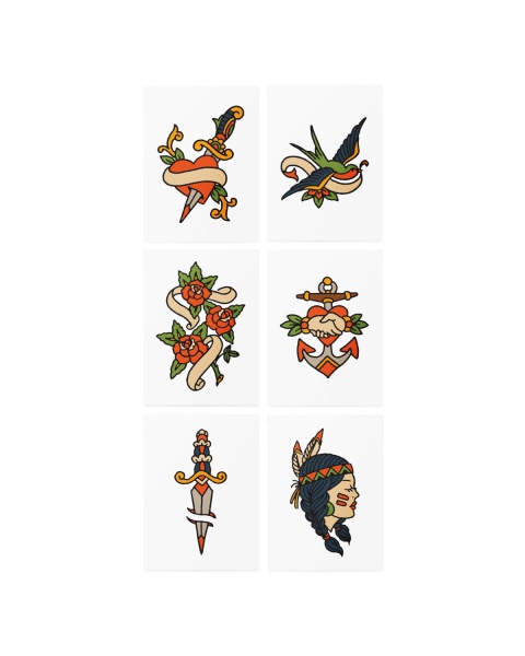 Тату тимчасове TATTon.me Old School set