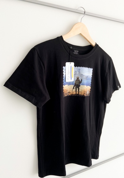 Футболка Марка 1 Корабель р.M чорний