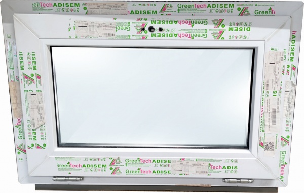 Вікно відкидне GreenTech 60 750x500 мм верхнє 