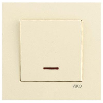 Выключатель одинарный Viko Karre 90960119 кремовый
