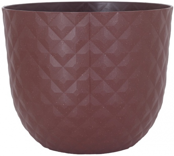 Горщик пластиковий Artevasi Havana Tropical Clay круглий 13,5л теракот 