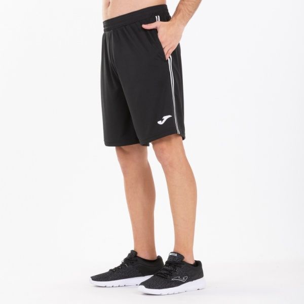 Шорти Joma CLASSIC BERMUDA BLACK-WHITE 101655.102 р. L чорнийбілий