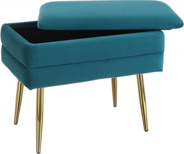 Скриня-пуф Yves 50х34,5х42см смарагд 