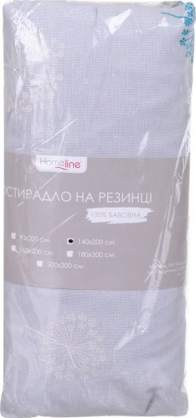 Простирадло на резинці бязь 140x200 см в асортименті Home Line 