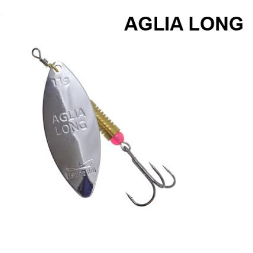 Блешня-обертова Fishing ROI 14 г Aglia Long 10 silver