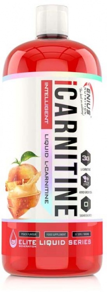 Карнітин Genius Nutrition iCarnitine Liquid 100000 персик 1000 мл 
