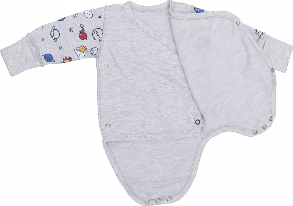 Комбинезон унисекс Фламинго р.56 меланж 146-304 