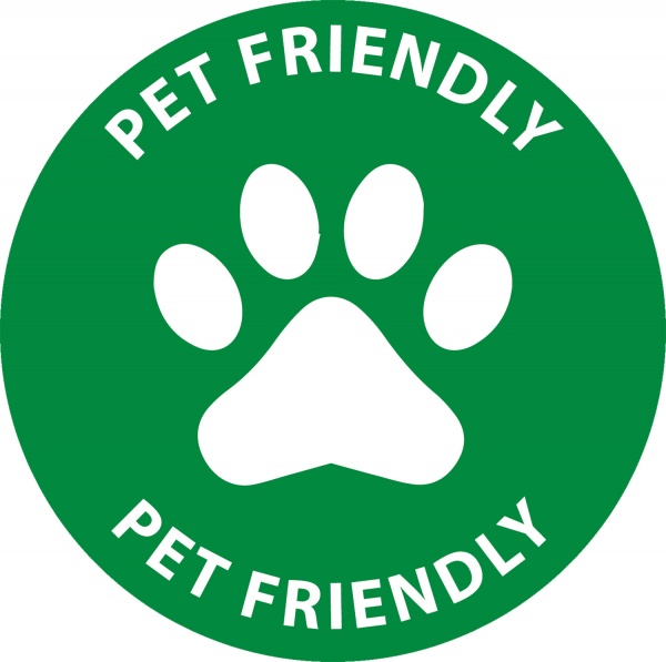 Наклейка MAXGROUP Вход с животными разрешен NM-129