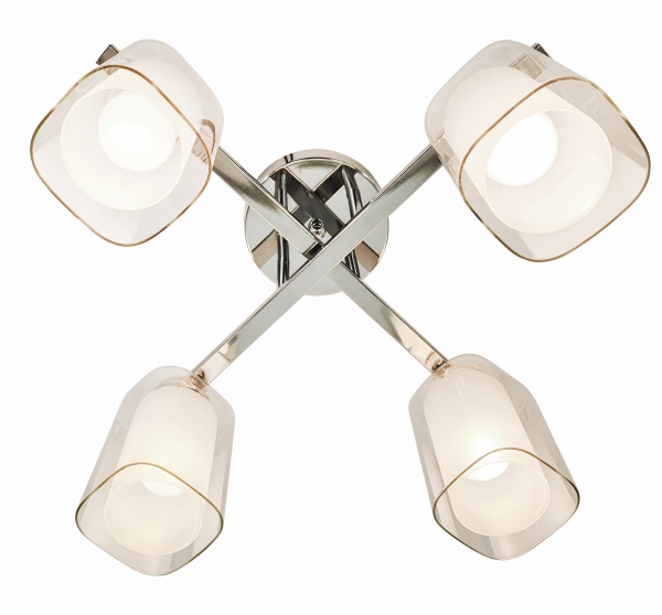 Світильник стельовий Victoria Lighting 4x60 Вт E27 хром Artur/PL4 chrome 