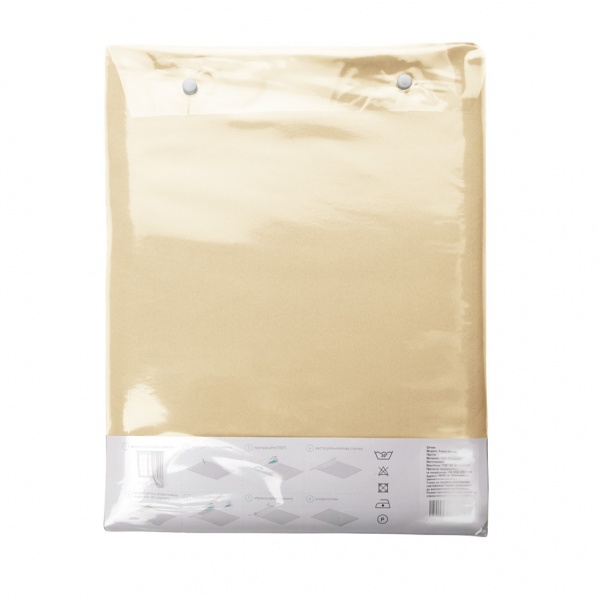 Штора-блэкаут FUSION DIMOUT 150х265 бежевый Decora textile