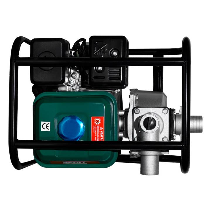 Мотопомпа бензиновая Зеніт ЗМП-50 v2.0 2 дюйма 23м подъем 7м забор 196 см³