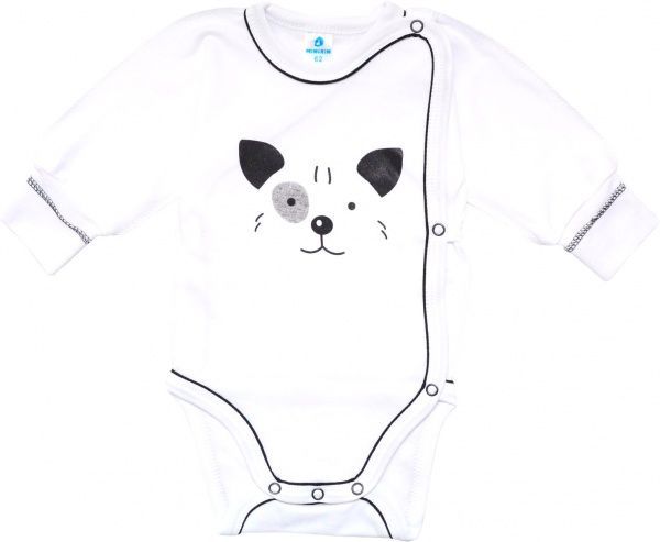 Боди Minikin Веселый щенок р.62 белый с черным 196050362 