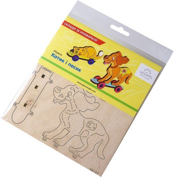 Книга «Розмальовка TM Ugears Котик і песик»