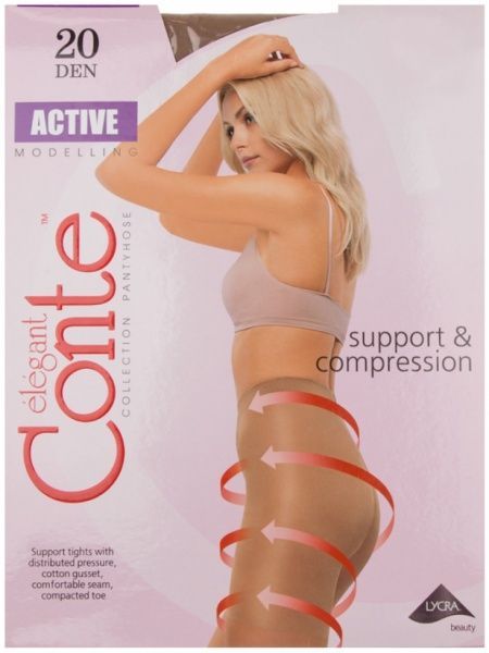 Колготки Conte ACTIVE 20 den natural р. 4 бежевый 