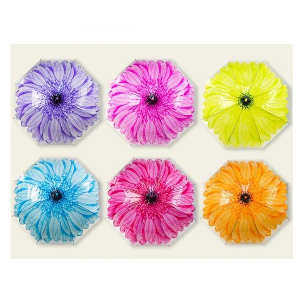 Зонт-трость Colour Daisy UM5491 в ассортименте прозрачный 