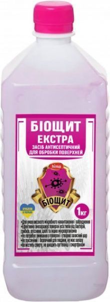 Антисептик БІОЩИТ Екстра для поверхонь (1362) 1000 мл