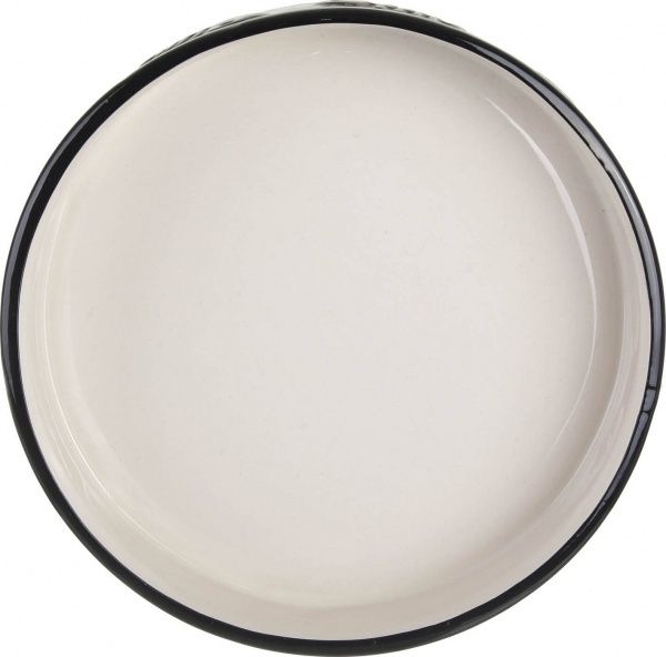 Миска для котів чорна 18x5 см