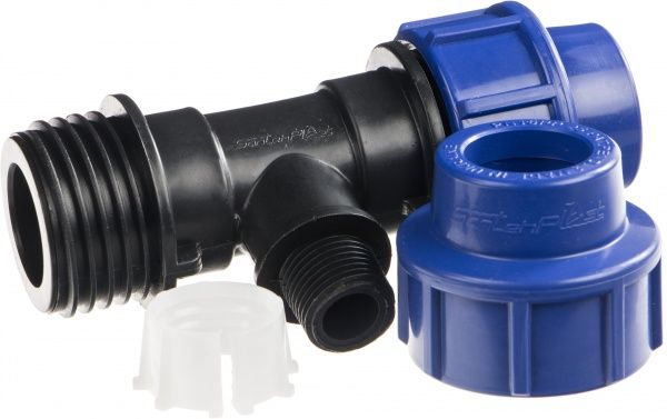 Тройник комбинированный наружная SantehPlast 25x1/2