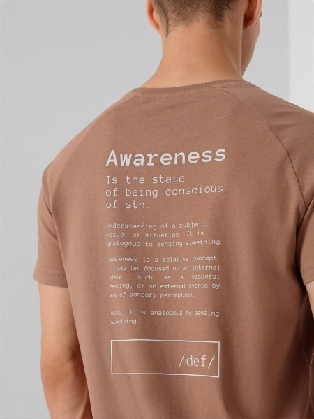 Футболка Outhorn HOZ21-TSM615-82S р.XL коричневый