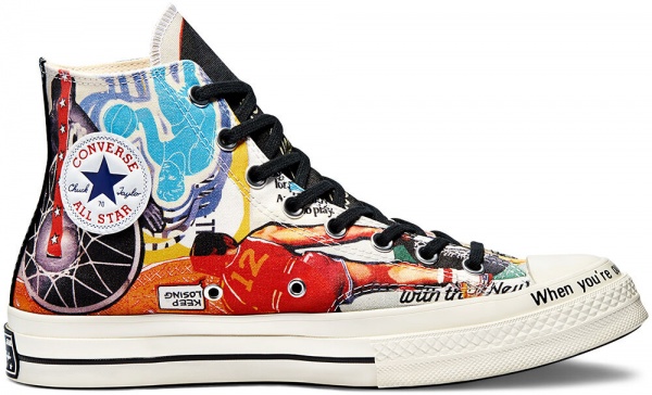 Кеды Converse CHUCK 70 HI 170680C р.US 10,5 разноцветный