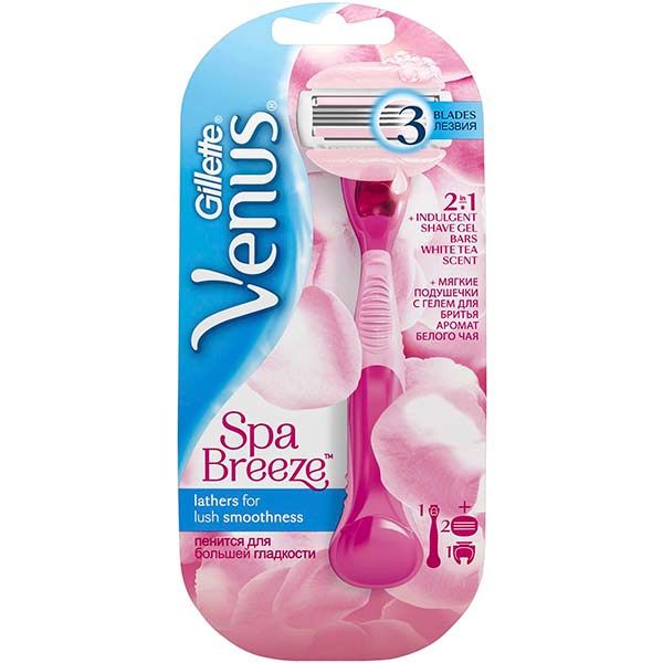 Станок для бритья Gillette Venus Breeze + 2 картриджа