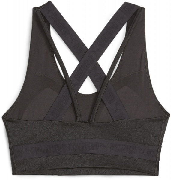 Бра Puma MID IMPACT PUMA STRONG SHINE BRA 52387201 р.S чорний