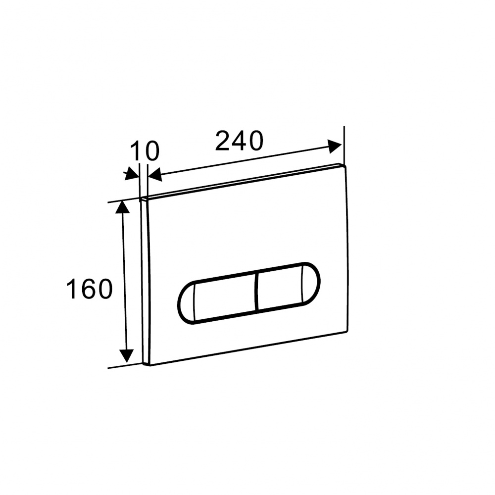 Клавиша смыва Koller Pool Orion Pro New белый