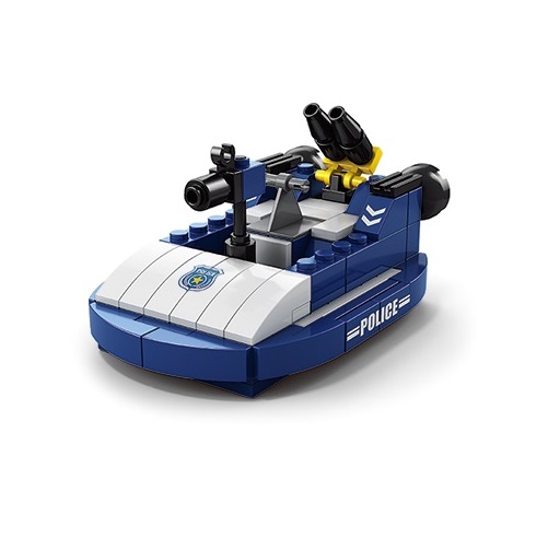 Конструктор SHANTOU YISHENG Полицейский вертолет 1000 деталей K8978-2