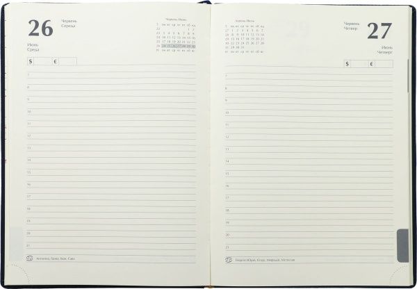 Щоденник 2019 Bravo А4 336 страниц синій Buromax 