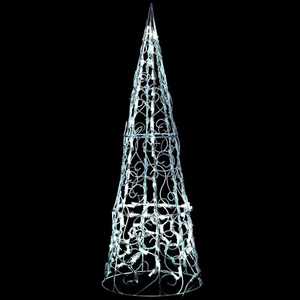 Світлодіодна фігура декоративна Ялинка конусна 50 LED
