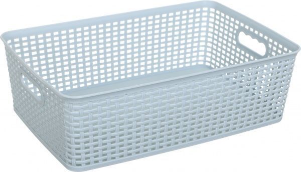 Корзина Gondol Plastic G461 KANGAROO-Maxi голубой 270x405x130 мм