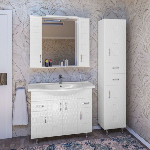 Пенал напольный Aqua Rodos Ассоль R (3D №6)