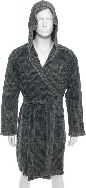 Халат чоловічий Home Line Stonewashed р. XL темно-сірий 